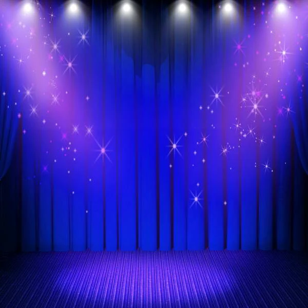 10x10ft Royal Blue Cartain Spots Light Stage Sparkle Stars Custom Photo  Studio Backdrop Background Vinyl 3m X 3m - Backgrounds - AliExpress