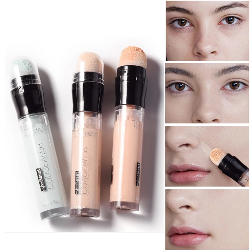 

Pudaier Face Foundation Concealer Highlight Cream Stick Makeup Long Lasting Dark Circles Contour Concealers Face Cosmetics