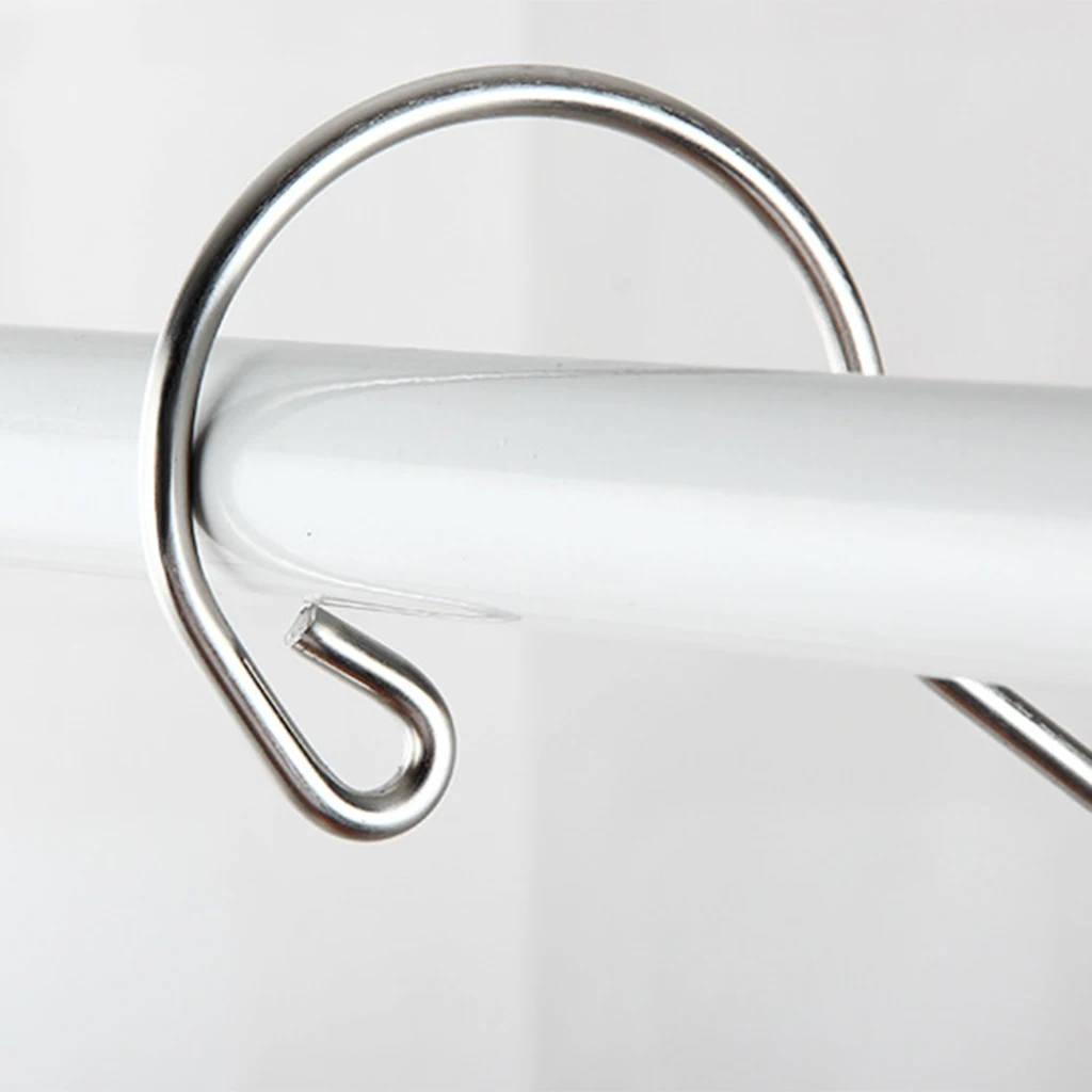2PCS Stainless Steel Drying Hanger Rack 8/10 Pegs Clip Laundry Clothesline Dryer for Socks Underwear Towel Scarves (Arc Design)