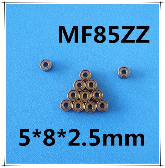 50 шт. MF85ZZ фланцевые Глубокие шаровые подшипники 5x8x2.5mm | Обустройство дома