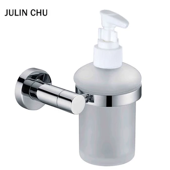 

Hand Wash Shampoo Dispenser for Liquid Soap Dispenser Wall Mounted Chrome Bathroom Shower Soap Container Bottle Pump for Kitchen