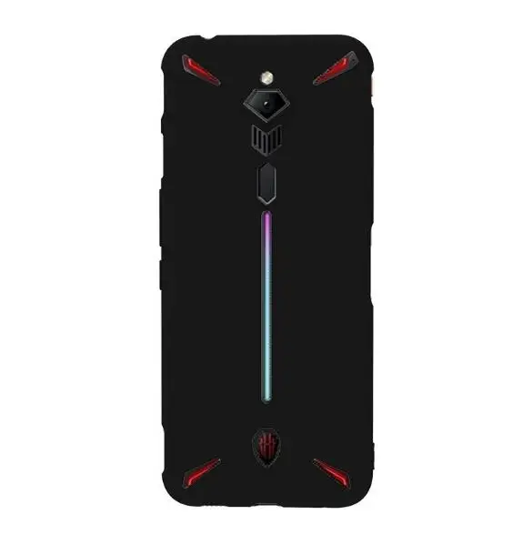 Чехол для ZTE nubia Red Magic 3 3S черный мягкий чехол из ТПУ с полным покрытием закаленное