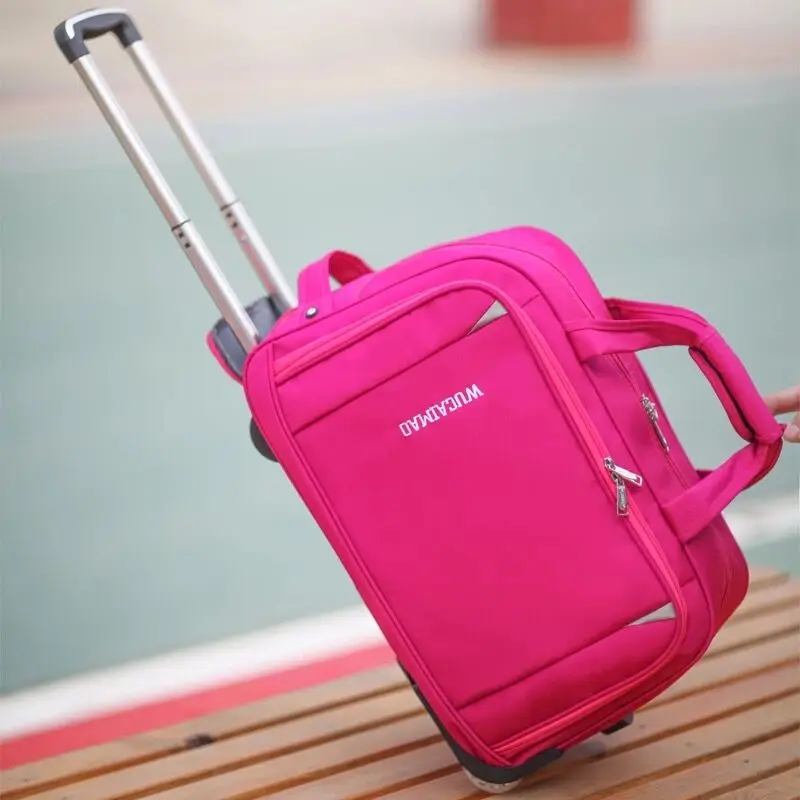 New Women Rolling Suitcase Fashion Waterproof Luggage Bag Thicken Trolley Luggage Travel bag Men Travel carry on Wheels