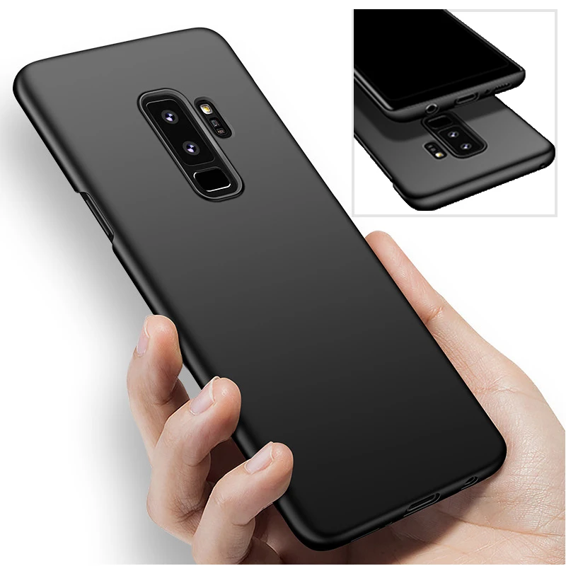 Мода Ультра тонкий жесткий матовая для samsung Galaxy S8 S9 плюс Примечание 8/примечание 9