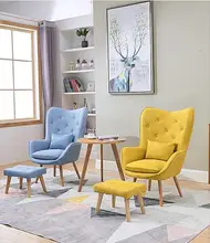 H Nordic Single Living Room Sofa Balcony Apartment Mini Chair Modern Minimalist Sofa Personality Leisure Bedroom Room Chair-in Living Room Chairs from Furniture on Aliexpress.com | Alibaba Group