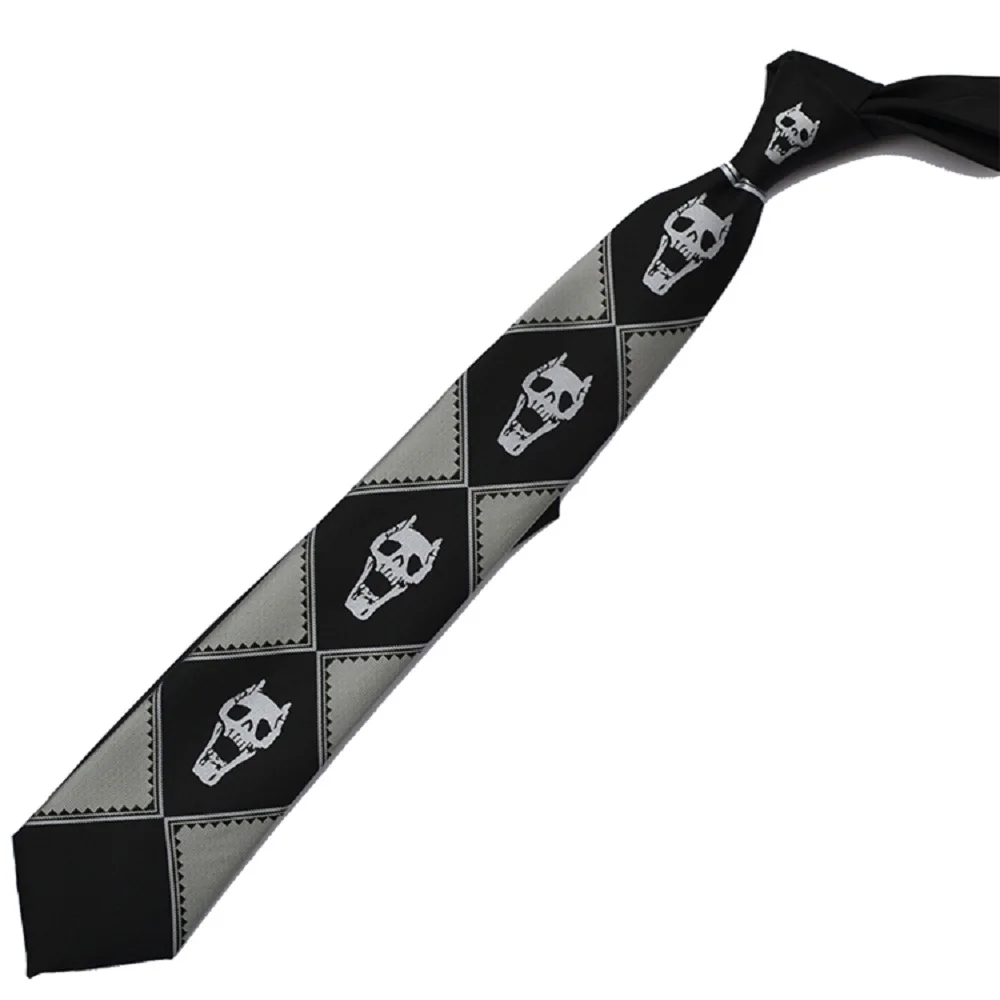 1PC JOJO JoJo's Bizarre Adventure KILLER QUEEN Heavens door Kira Yoshikage Tie Halloween Party Prop (5)