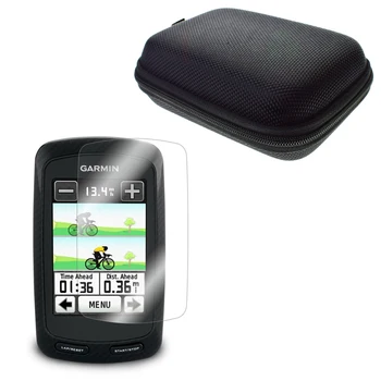 

Anti-Shock Portable Protect Case Bag+Clear PET Film Anti-Scratch Screen Protector for Cycling GPS Garmin Edge 800 / 810