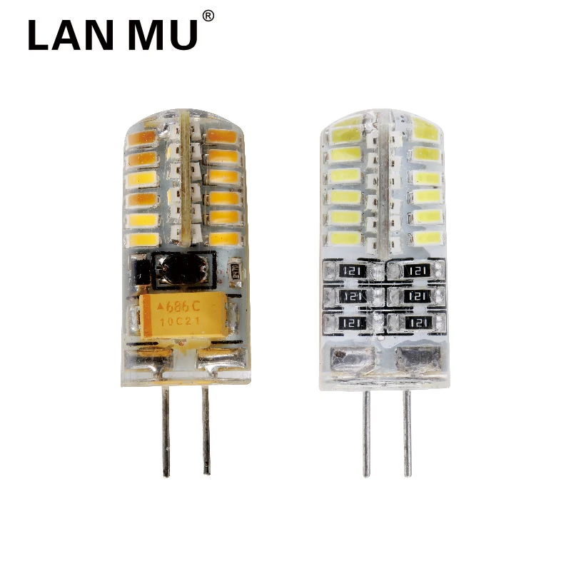 

G4 led Lamp 12V AC DC SMD3014 3W 5W 6W 24LED 48LED Replace 20W 30W 40W halogen lamp 360 Beam Angle LED Bulb SMD 2835