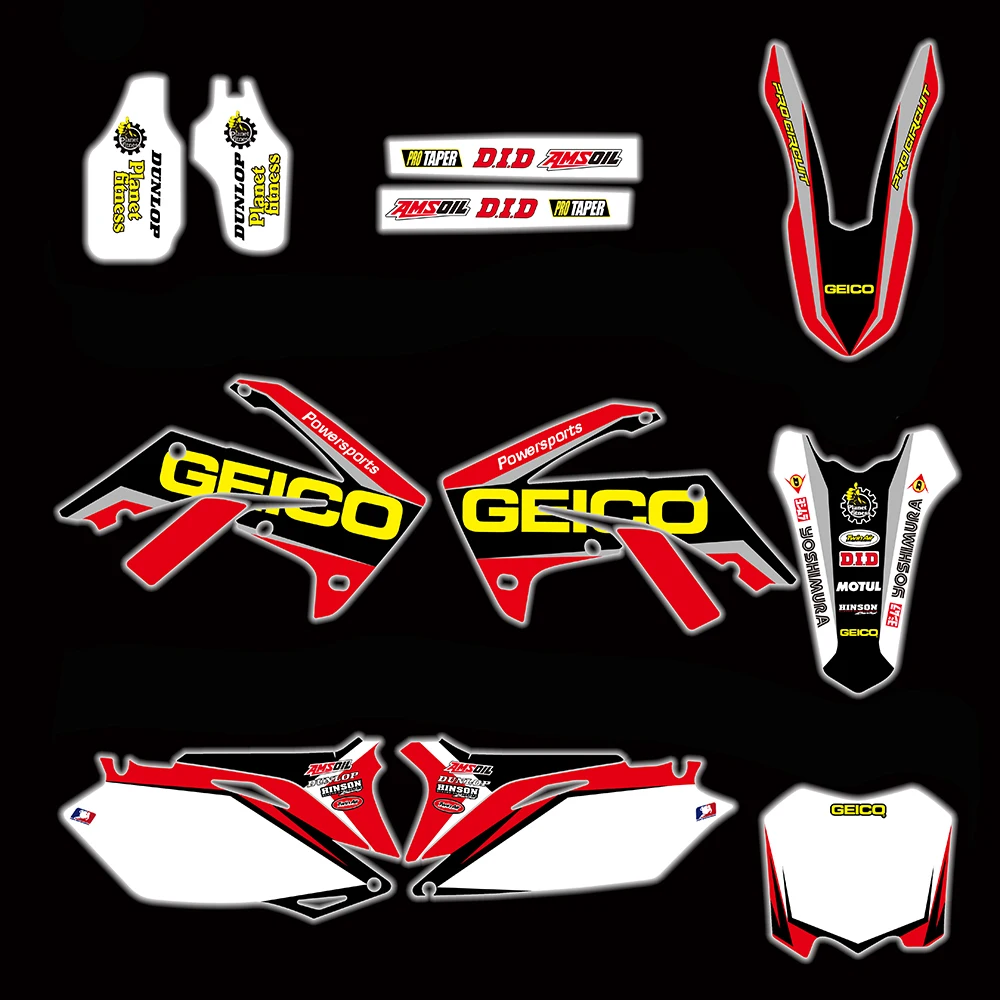 Наклейки для графики мотоцикла Honda CRF250R CRF250 2010 2013 & CRF450R CRF450 2009 2012 CRF 250 250R 450 450R|sticker