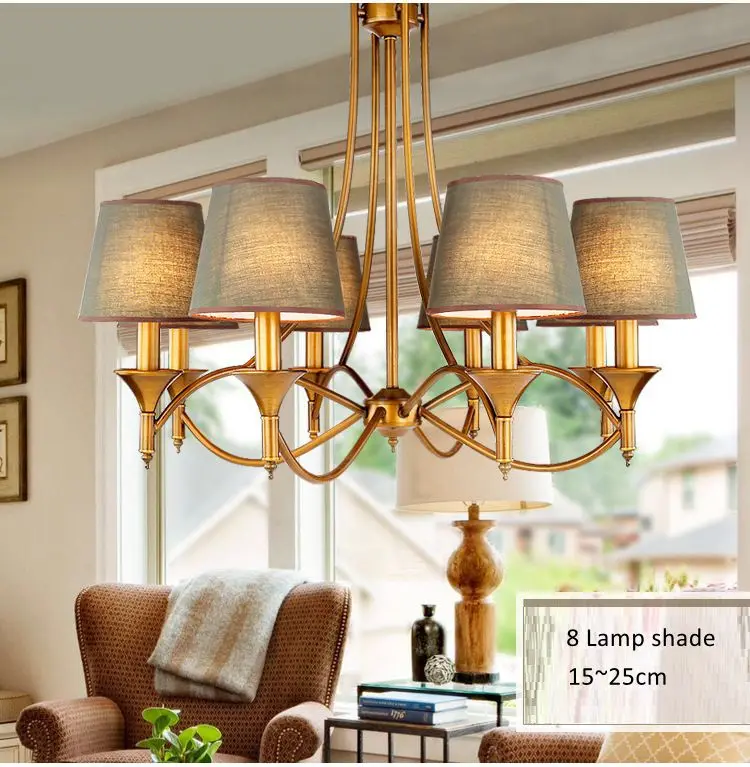 Contemporary Chandelier, Modern American Style Dining Room Chandeliers Lighting Fixture Pendant Light for Bedroom Living Lamp (1)