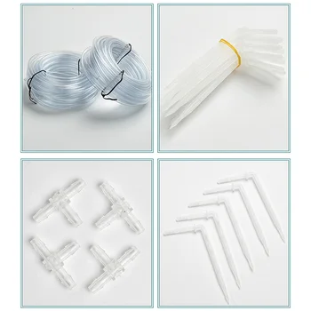 

Newly Plant Self-watering System Automatic Waterer Drip Irrigation with 10m Tube Kits for Potted Plants VA88