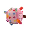 Anneau à hochet pour enfants 5 couleurs, boule à sonnettes, tissu pour bébés, jouet éducatif d'apprentissage de la musique, boule à saisir main en coton en peluche ► Photo 3/6