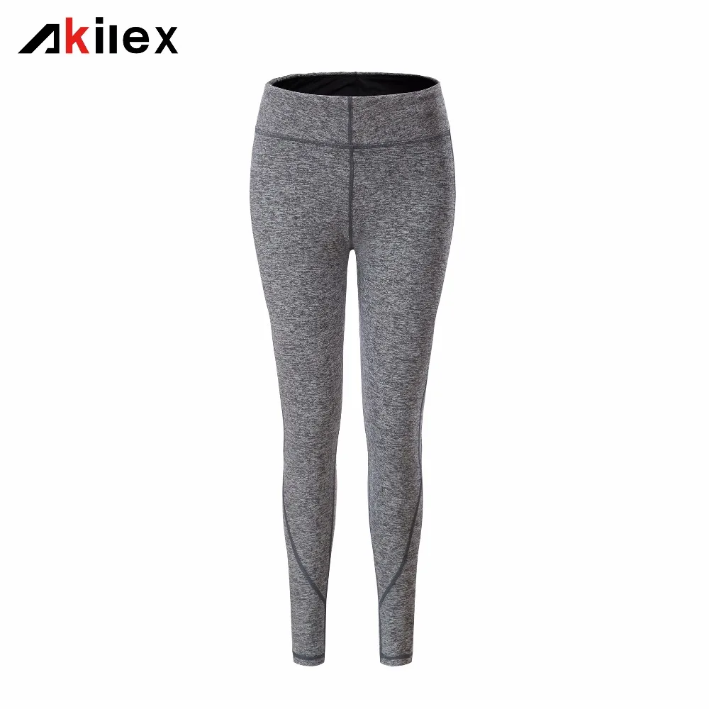 Buy Women Grey Yoga Pants Running Fitness Sport