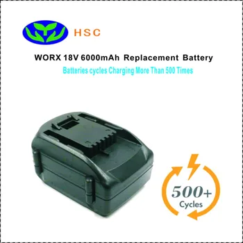 

WOX18A2 6000mAh 18V Li-ion Battery Replacement WORX WA3512 Original Battery