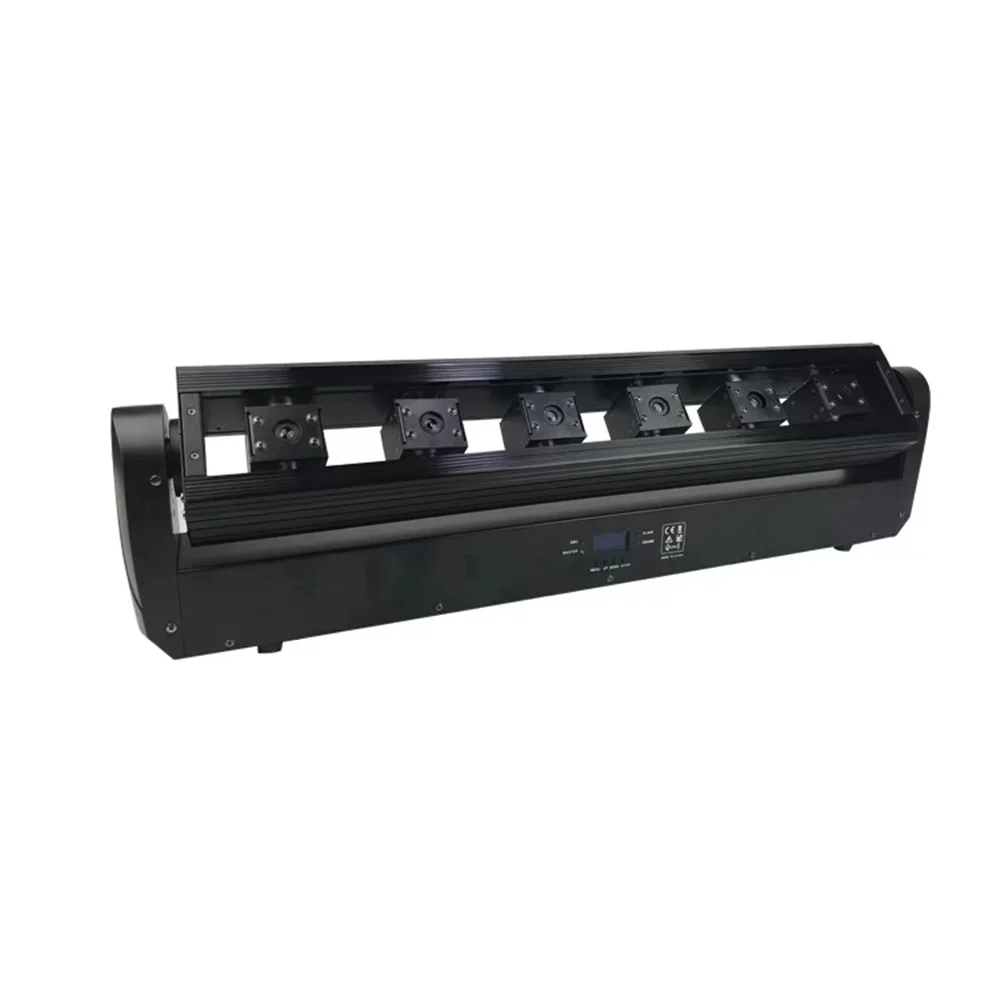 

Free Shipping 6 Eyes Moving Head Red Laser Light Show System Stage Disco Party lights DMX DJ equipment