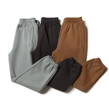 2019 Novo Kanye West Temporada 6 Cor Sólida Dos Homens 100 Algodão Homens Calças Corredores Sweatpants High Street Casual Streetwear