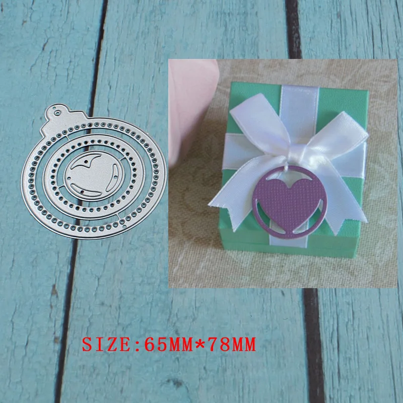 

Round perforated label Metal Cutting Dies Stencil for DIY Scrapbooking PhotoAlbum Embossing Paper Cards Making Decorative Crafts