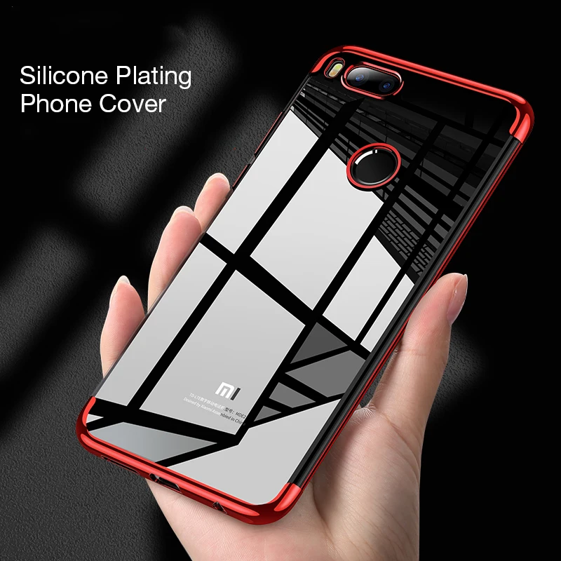 

Soft TPU Silicone Phone Case For Xiaomi Mi 8 A1 A2 Mi 5X 6X Mix 2S Pocophone F1 Redmi S2 5 Plus Note 4 4X 5A Luxury Back Cover