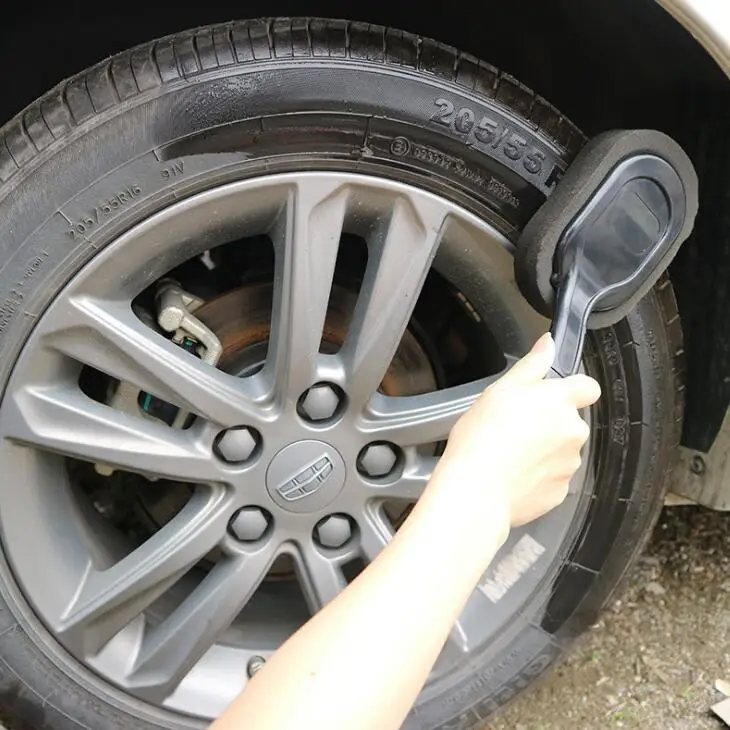

2pcs/pack Wheel and Tire Coating Sponge brush Car Motorcycle Vehicle Wheel Tire Brush Waxing Sponge