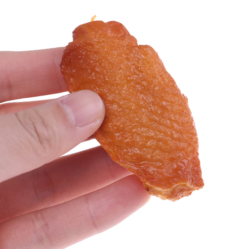 

PVC Simulation Fake Food Models For Trick Home Kitchen Wedding Decoration Kitchen Toy Dollhouse Artificial Chicken Wings