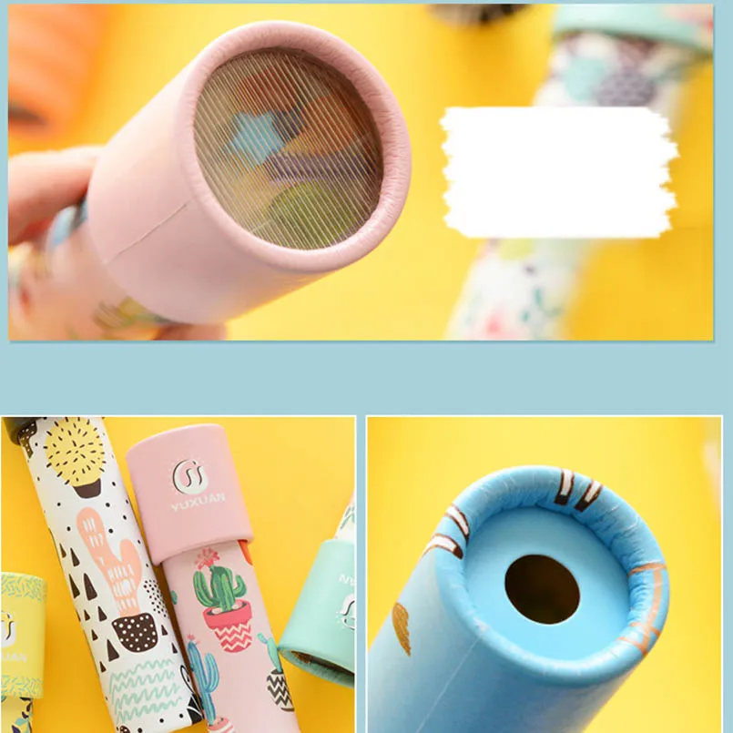 1PC Cartoon Magic Rotating Kaleidoscope Montessori Toy Children'S Educational Classic Toys Christmas Gifts Brinquedos Juguetes