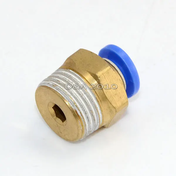 

ONE Push to Connect Straight Male Threaded 3/8" OD 6 mm Pneumatic Fitting Tools