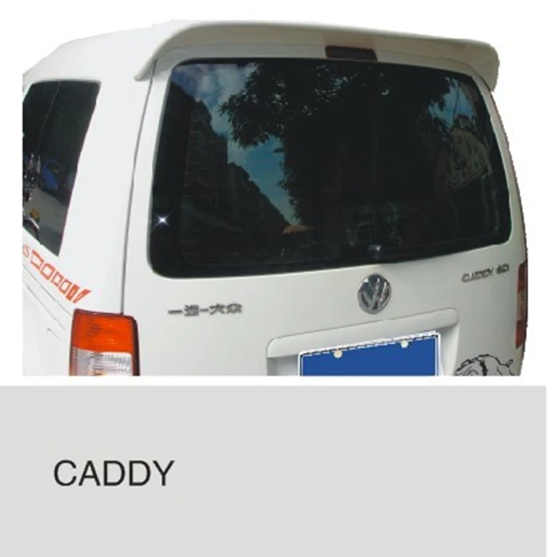For Volkswagen Caddy Spoiler ABS Material Car Rear Wing unpaint Color