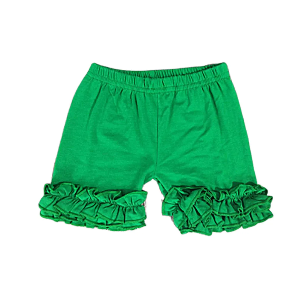 

Green smocked children clothes girls shorts baby tight clothes