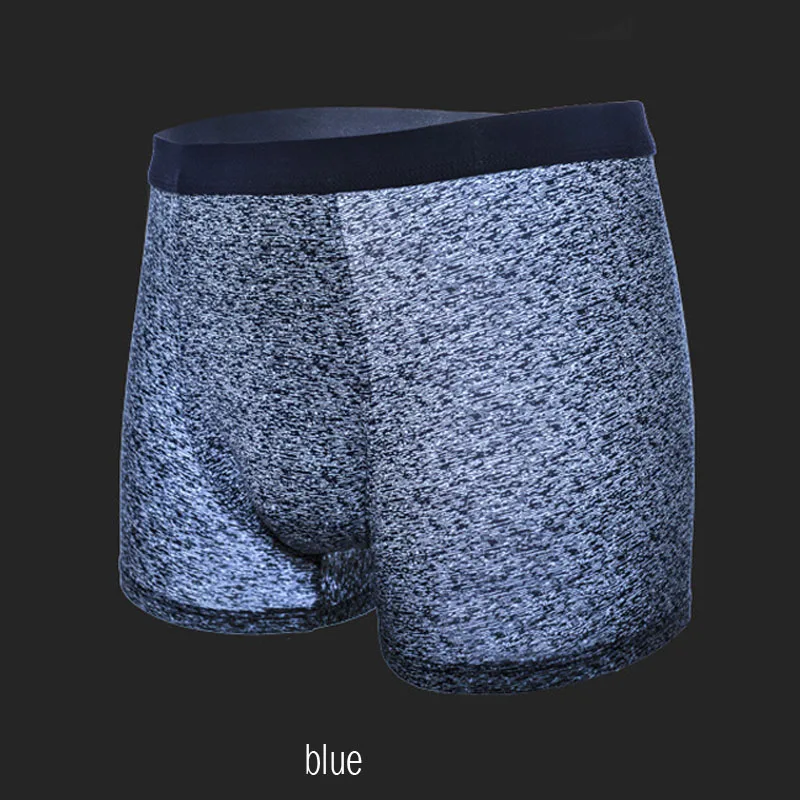 Мода Снежинка boyshort Мужское нижнее белье RC хлопок пояс однотонного цвета дышащие