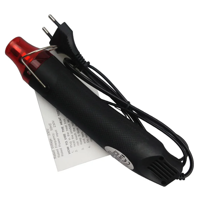 

220V Handheld Hot Air Gun EU Round Plug Heating Torch 200 Degrees Celsius Constant Temperature Heating Tool