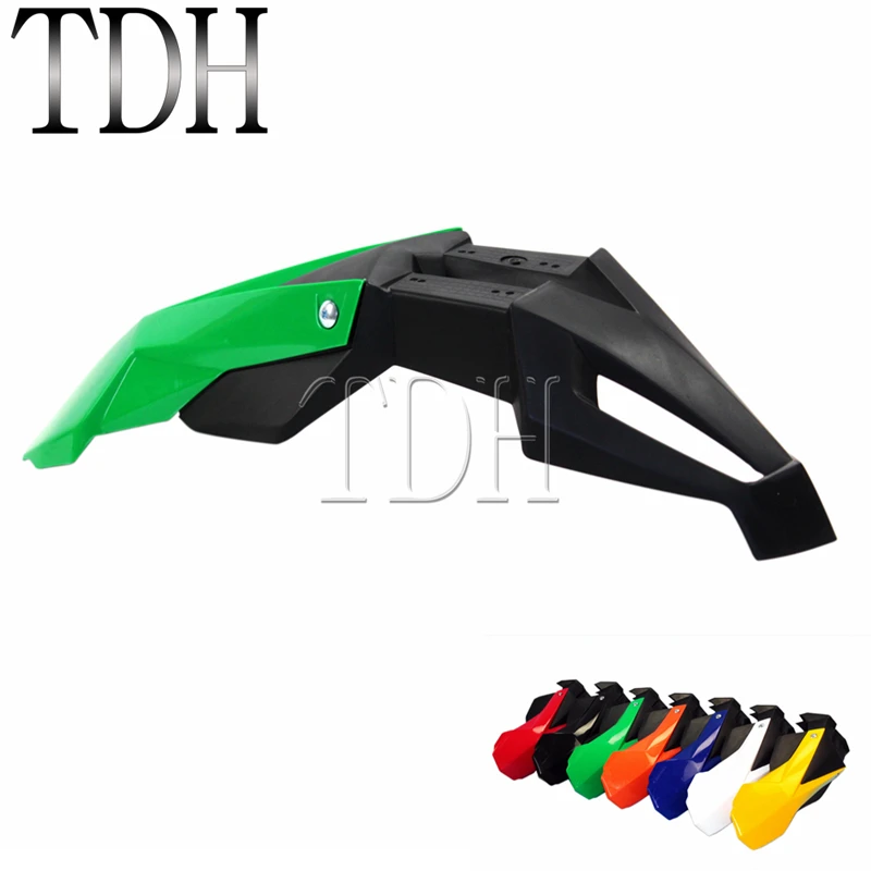 Universal Motorcycle Green Front Fender Supermoto Motocross Enduro Dirt Bike Off Road Mudguard For Kawasaki KLX KX 100 250F 450F |