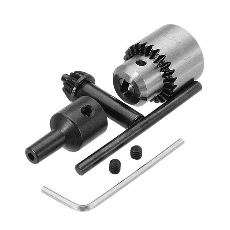 5Pcs Suit 0.3 4mm Drill Chuck With Collet Chuck Motor DC 12 24V