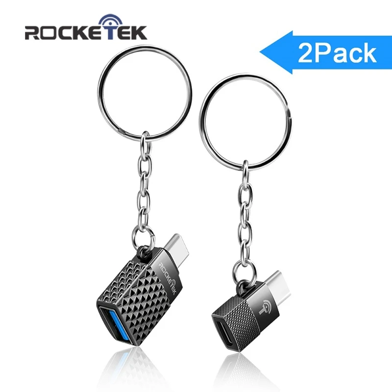 Адаптер Rocketek micro to Type c OTG USB C 3 0 алюминиевый телефон type аксессуары разъем для Xiaomi
