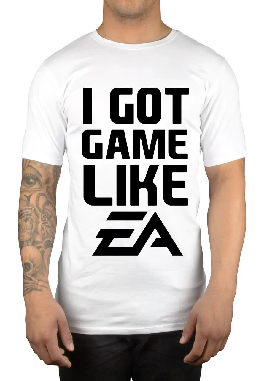 Футболка с логотипом I Got Game Like Ea модная повседневная футболка Swag Dopee 2019|Футболки| |