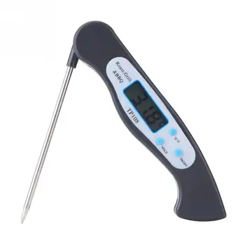 

High Quality TP108 Foldable Food Thermometer Barbecue Probe Type Temperature Gauge