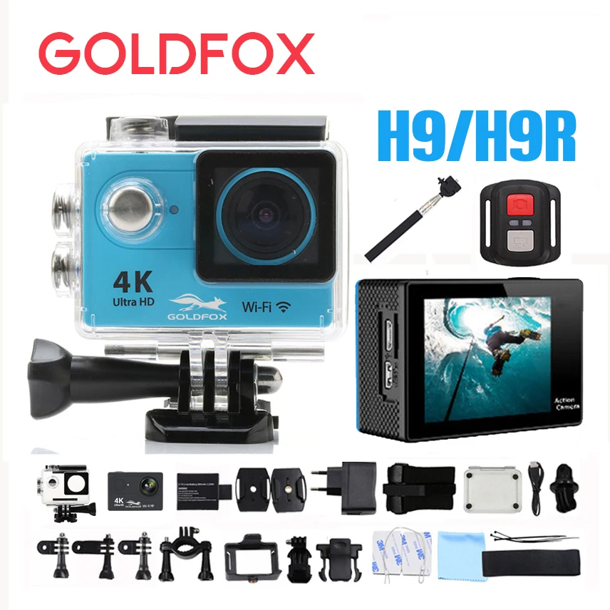 

H9/H9R Ultra 4K Wifi Action Camera 12MP 1080P 60FPS Full HD Outdoor Sport Video Camera 30M Go Waterproof Pro Sport DV Bike Cam