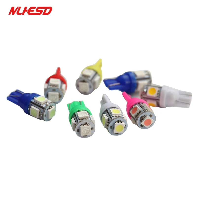 1000x Авто T10 5SMD 5050 Автомобильный светодиодный светильник W5W 192 168 194 SMD белая