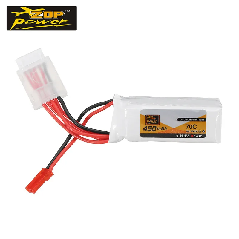 ZOP мощность 14 8 в 450 мАч 70C 4S Lipo батарея JST Разъем для RC гоночный Drone Batteria вертолет