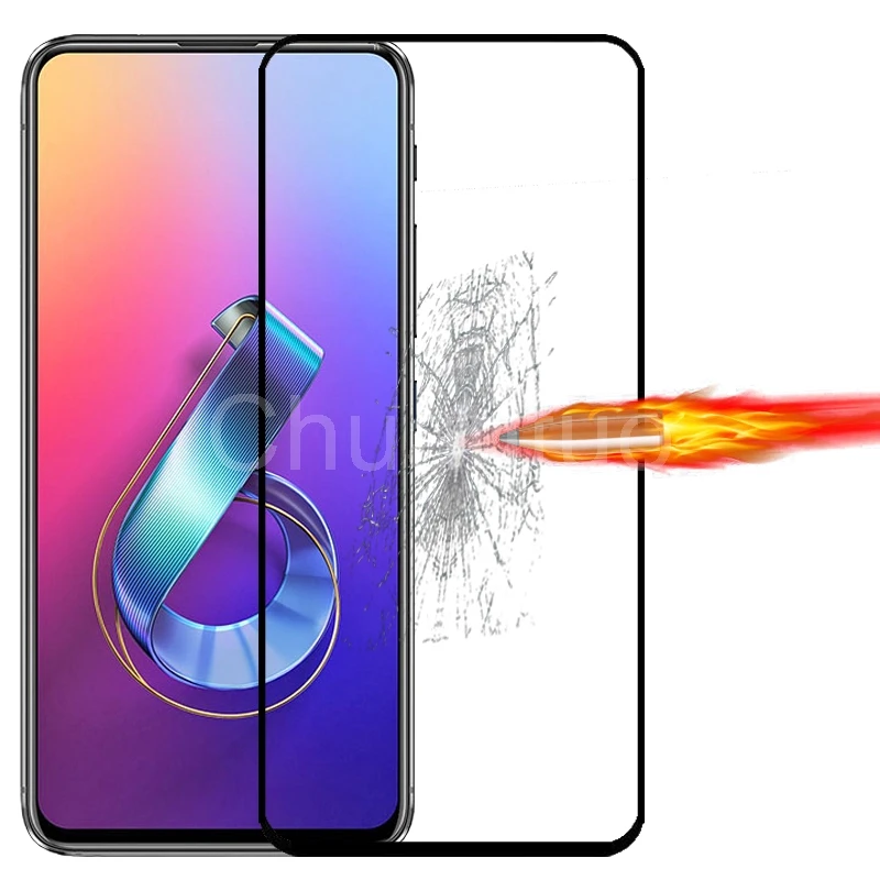 25 шт./лот полное покрытие Защитные пленки для экрана Asus Zenfone 6 6Z ZS630KL устойчивая к