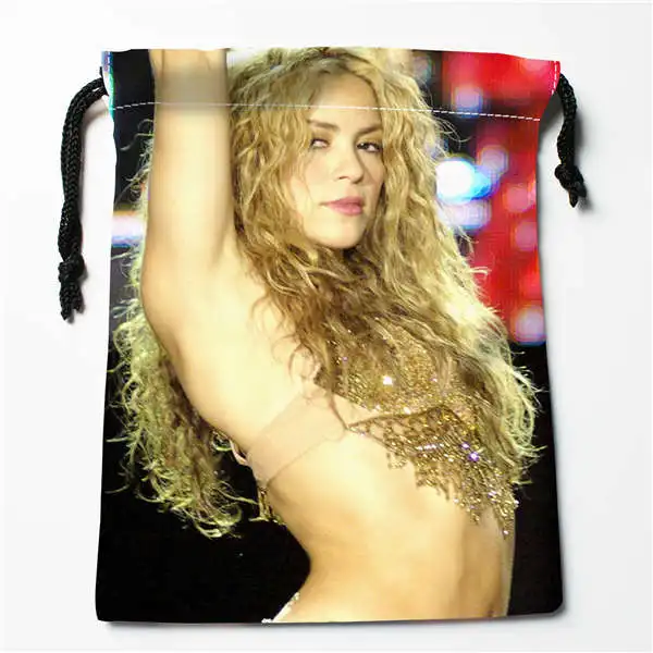 Пользовательские печати Shakira сумки для покупок на шнурках дорожный мешочек для хранения плавать Туризм игрушка сумка унисекс мульти Size18-12-05-26