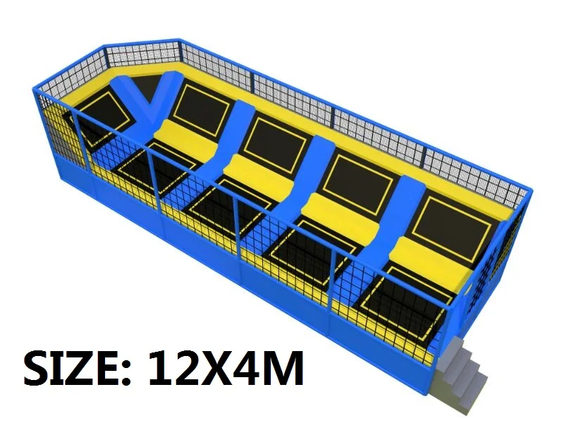 ASTM Сертифицированный заказ крытый батут Arena со всеми Бесплатная прыжки области HZ-LG068