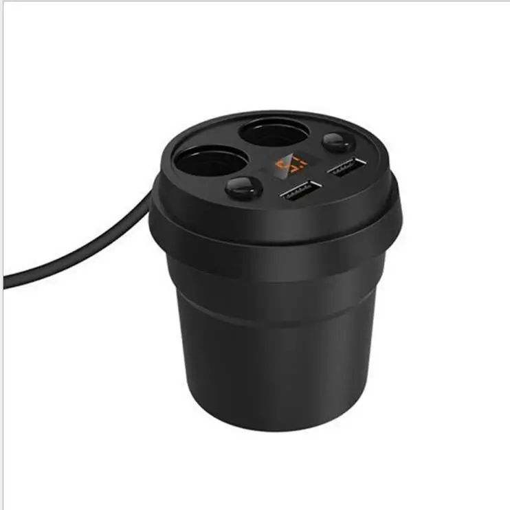 Автомобильное зарядное устройство Unviersal 5V 3.1A с двумя USB и адаптером для