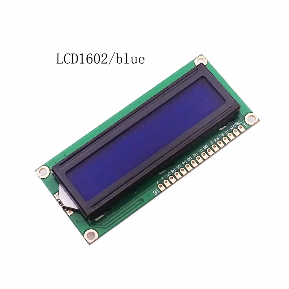 

LCD1602 16x2 Character LCD Display Module HD44780 Controller Blue/Green screen blacklight LCD1602 LCD monitor 1602 5V