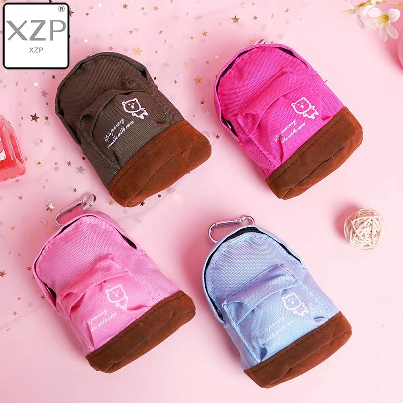 

XZP Fashion Kawaii Patchwork Oxford Mini Zipper Wallet MiniBackpack Women Girls Kids Cheap Coin Pouch Change Purses Clutch Bags
