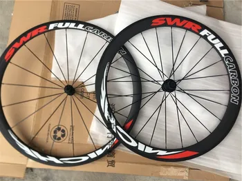 

Taiwan SWR T38/50 full carbon road bike tubelar 18 24 hole carbon fiber aerodynamics bike wheelset