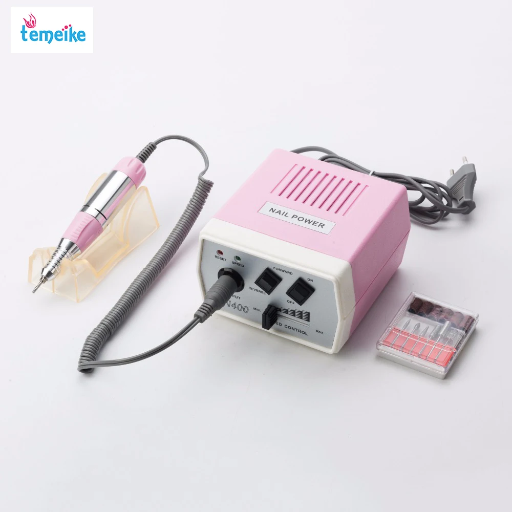 

35W Pink Pro Electric Nail Art Drill Machine Nail Equipment Manicure Pedicure Files Electric Manicure Drill & Accessory