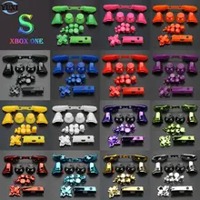 YuXi полный набор хромированная кнопка Замена для Xbox One S Dpad ABXY триггер ручки Запчасти для Xbox One S контроллер