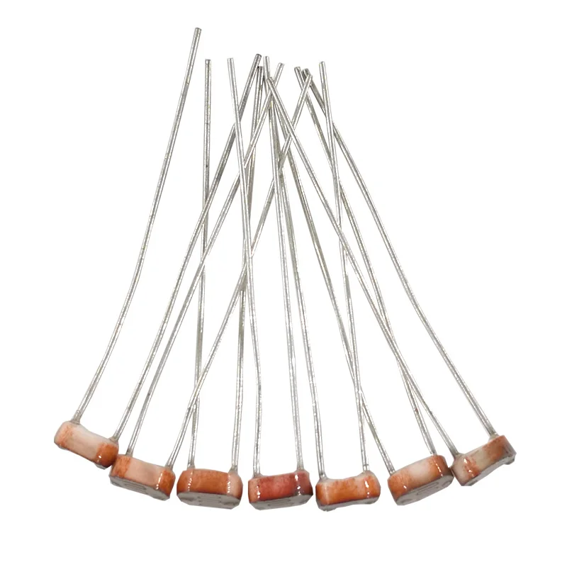 MCIGICM 50pcs 5516 5549 light dependent photo resistor photoresistor resistor 5mm photosensitive resistance LDR