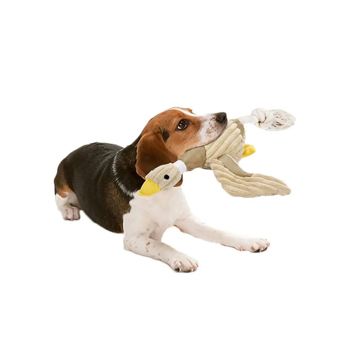 

Dog Toys Stuffed Squeaking Duck Plush Puppy Honking Duck pet chew squeaky toy PT004