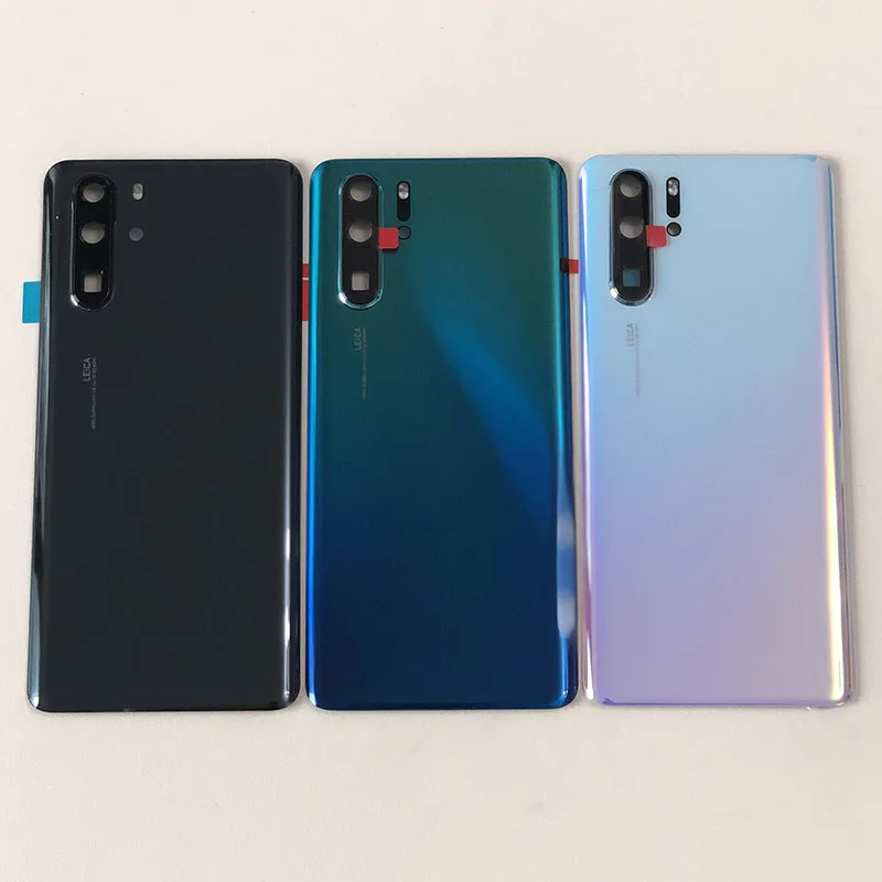 M& Sen для 6,4" huawei P30 Pro стеклянная задняя крышка для батареи чехол+ рамка для камеры+ стеклянный объектив+ вспышка+ оригинальная наклейка для P30 Pro